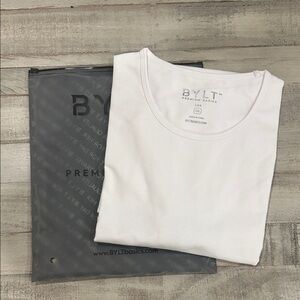 BYLT Basics White Short Sleeve Tee